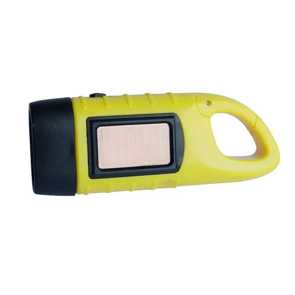 Portable LED Solar Hand Crank Flashlight – Camping & Emergency Lantern