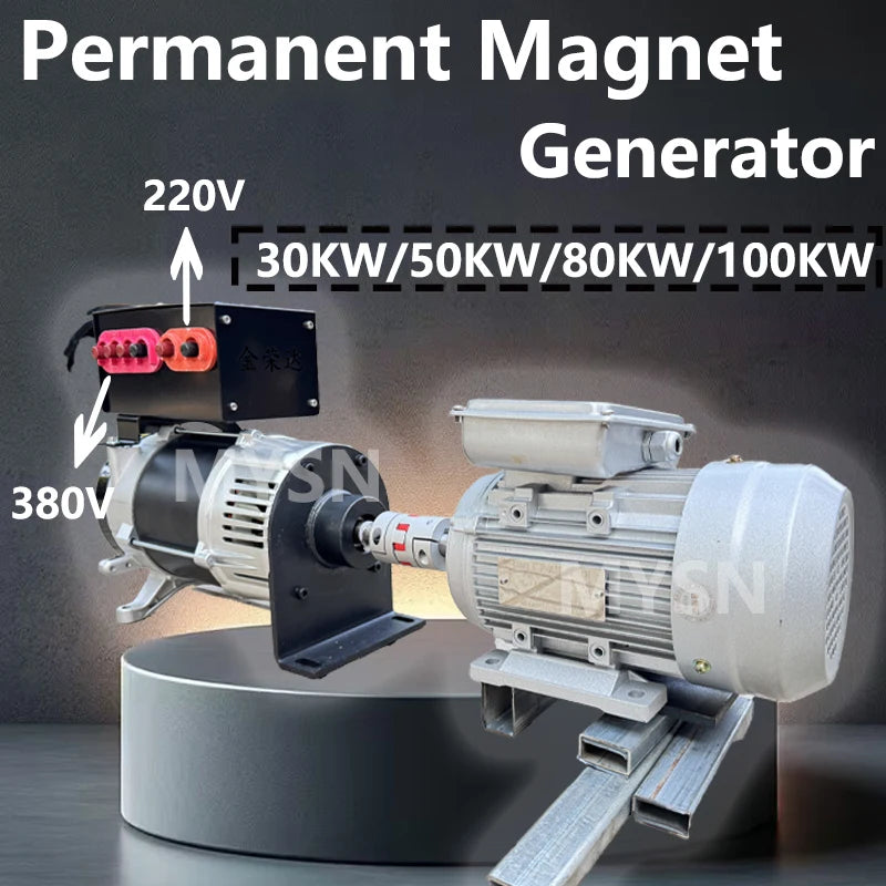 1100KW AC Permanent Magnet Generator – High Power Home/Diesel Dynamo