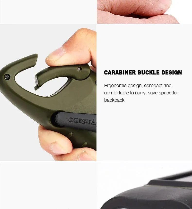 Portable LED Solar Hand Crank Flashlight – Camping & Emergency Lantern